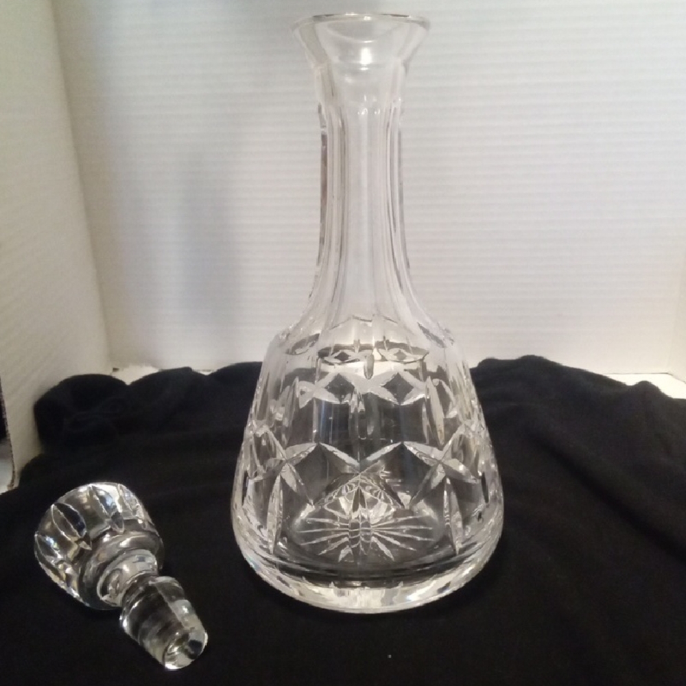 Vintage Atlantis Elegant Crystal Decanter with Stopper